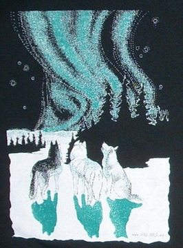Huskies and Aurora Nightshirt