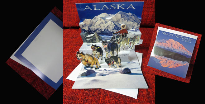 Alaska Pop Up Note Cards - 2 Designs